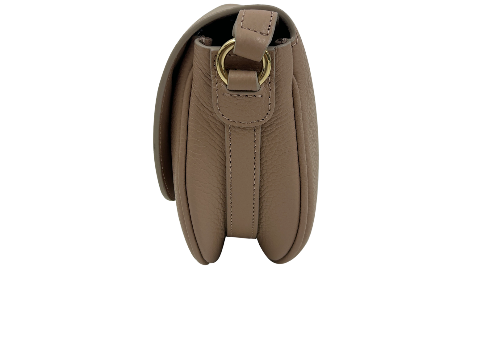 Sking Lng Gancini Round Bag, 720&euro;, Bolso, Rosa, Animal - Piel, Vista inferior